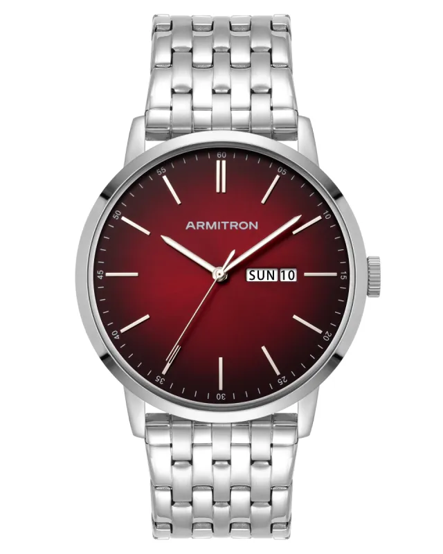Miles™ | 42mm, Burgundy/Silver sold by Armitron