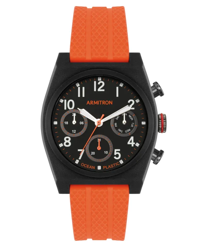 Wave™ | 40mm, Orange/Black sold by Armitron