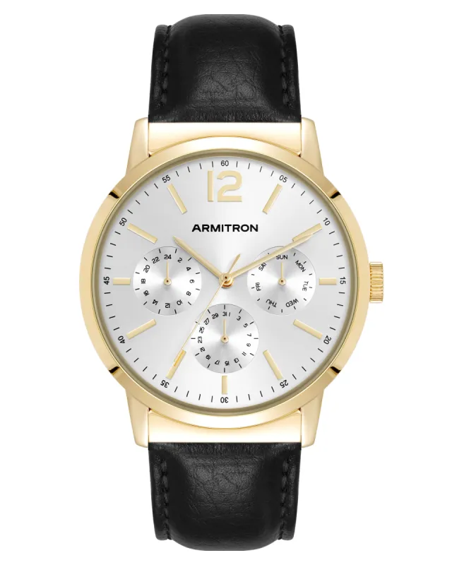 Hudson™ | 42mm, Black Leather sold by Armitron