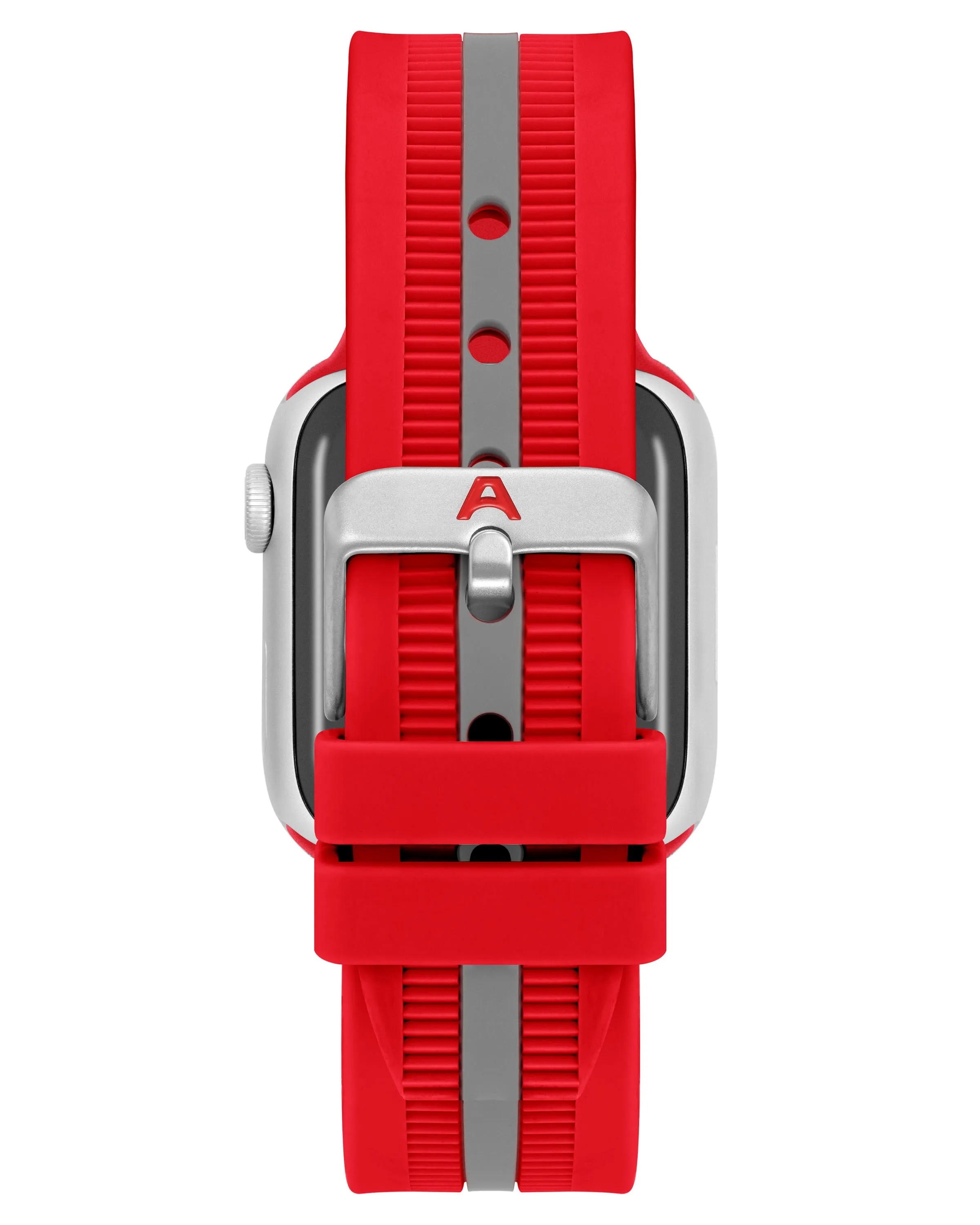 Racer Silicone Band for Apple Watch™ | Red/Gray sold by Armitron product image thumbnail 3