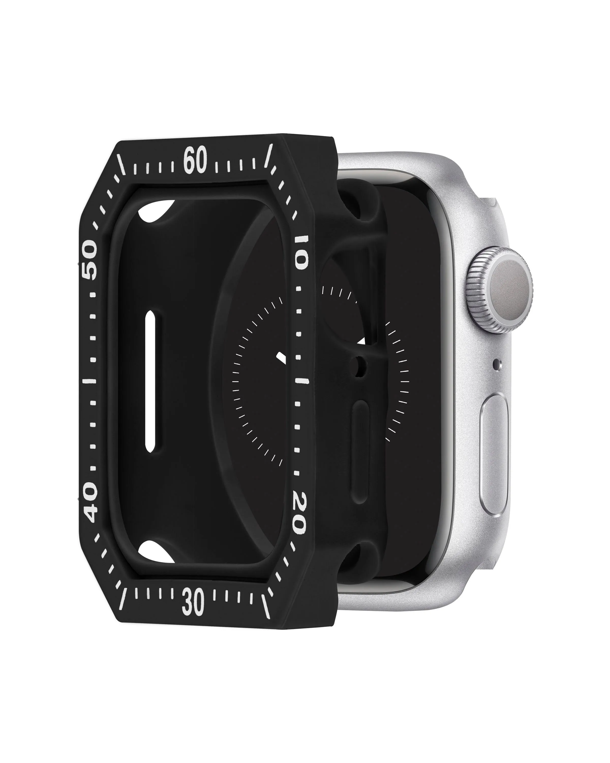 Racer Silicone Case for Apple Watch™ | Black/White sold by Armitron product image thumbnail 2