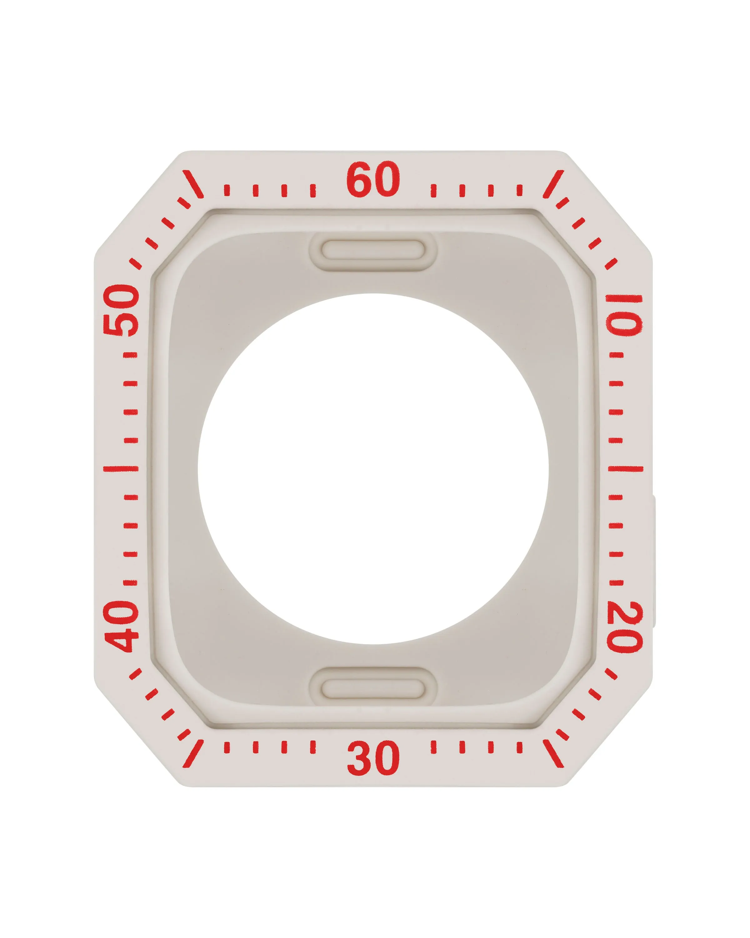 Racer Silicone Case for Apple Watch™ | Cream/Red sold by Armitron product image thumbnail 3