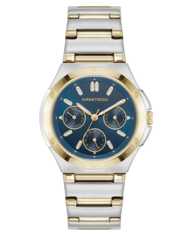 Parker™ | 38mm, Two-Tone Gold & Silver/Navy sold by Armitron