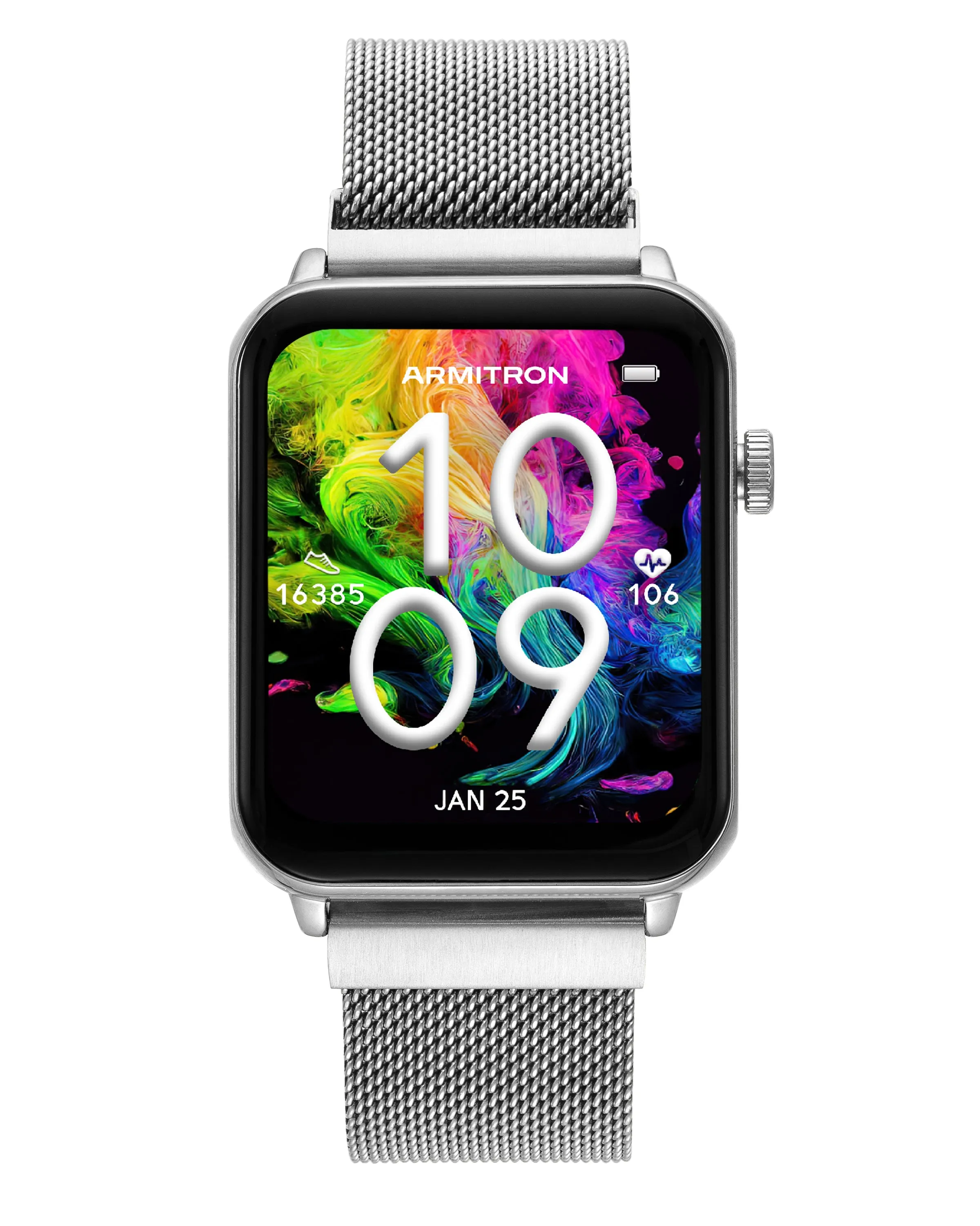 Matrix | 44mm, Silver Mesh sold by Armitron