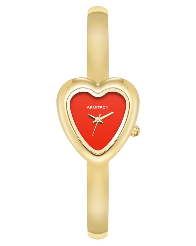Heart Bangle™ | 24.9mm, Gold/Red sold by Armitron