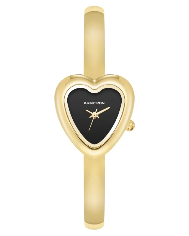 Heart Bangle™ | 24.9mm, Gold/Black sold by Armitron