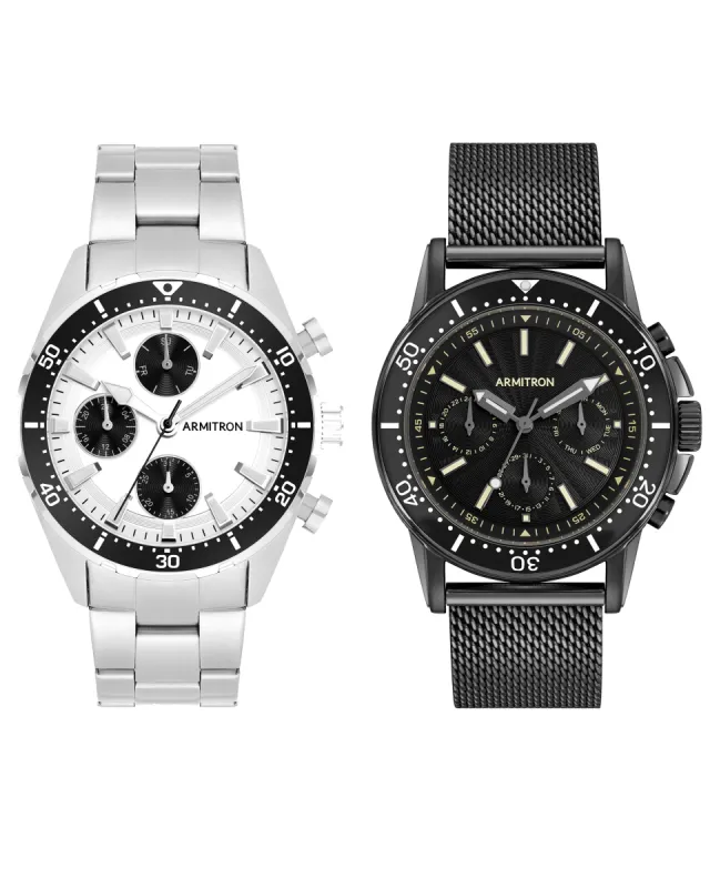 Lloyd & Charles | Silver & Gunmetal sold by Armitron