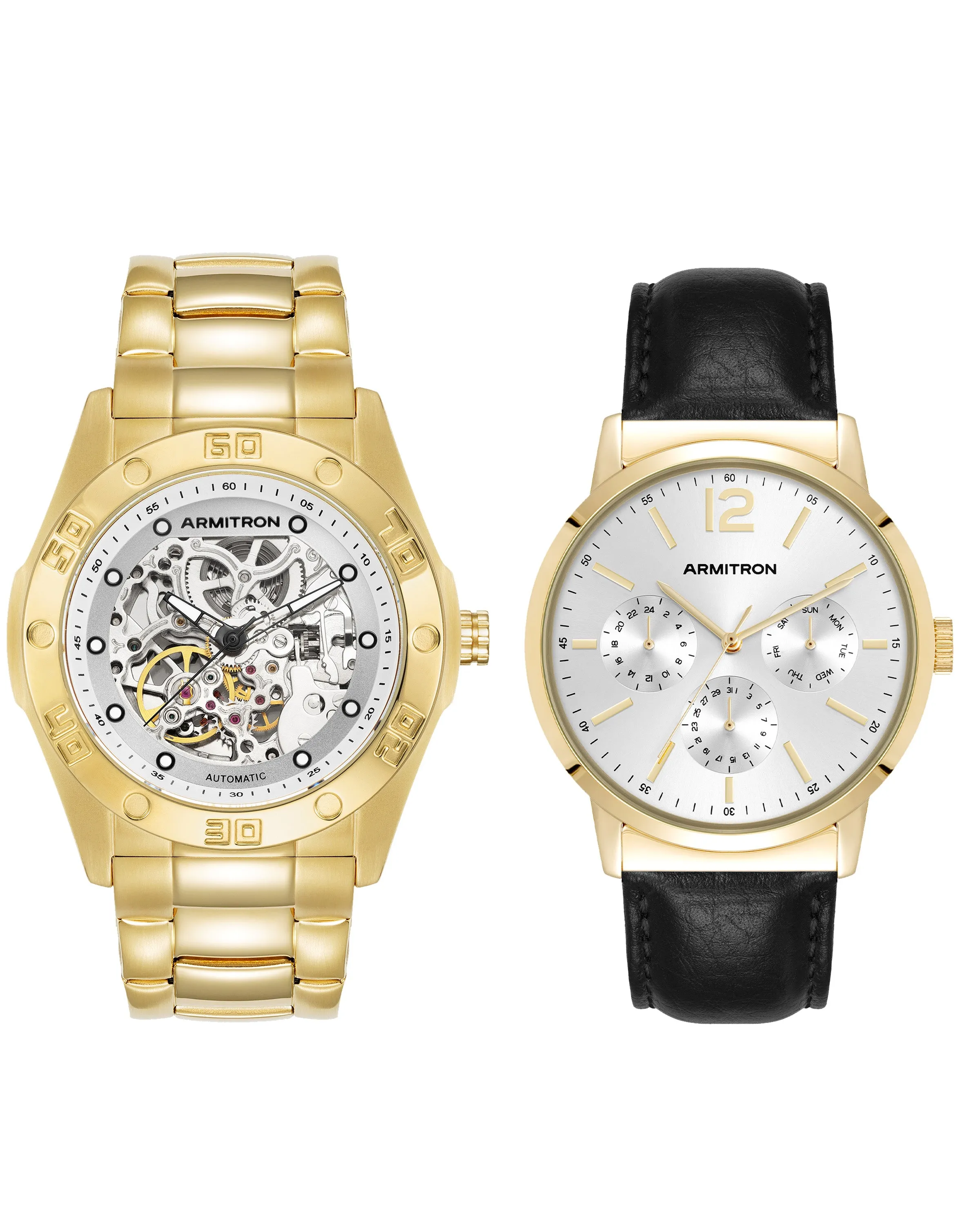 Skeleton & Hudson | Gold & Black sold by Armitron