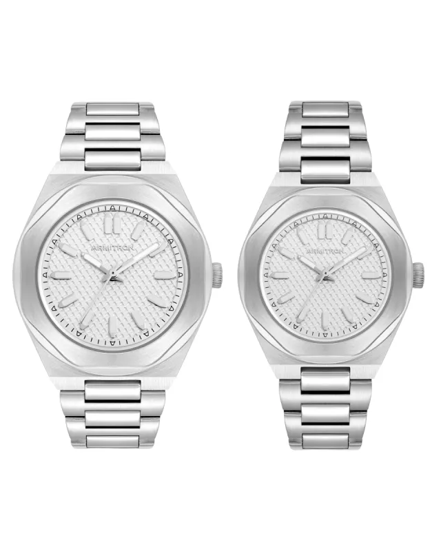 Jack & Jacqueline | Silver & Silver sold by Armitron