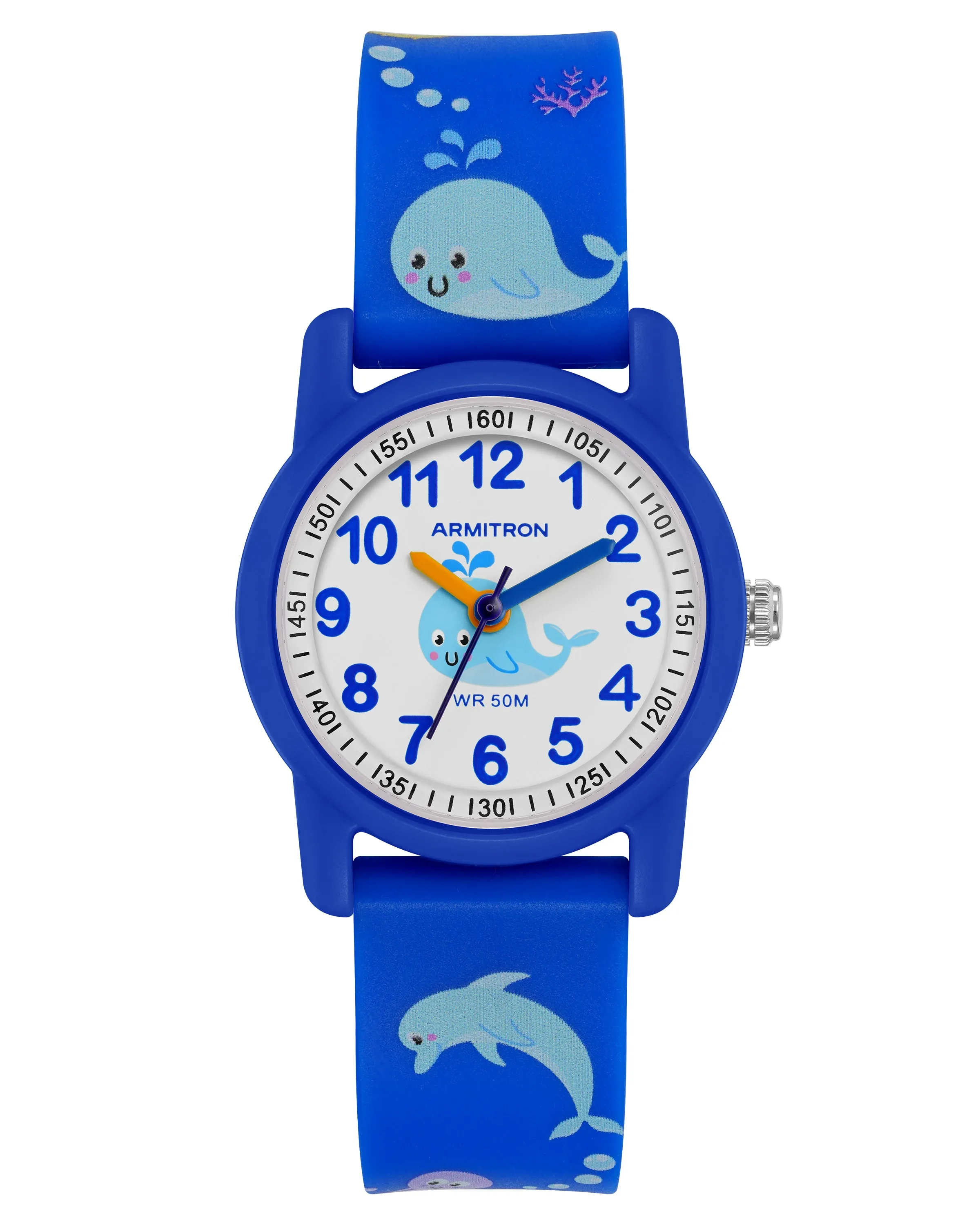 Playtime™ | 30mm, Blue & White/Whales sold by Armitron
