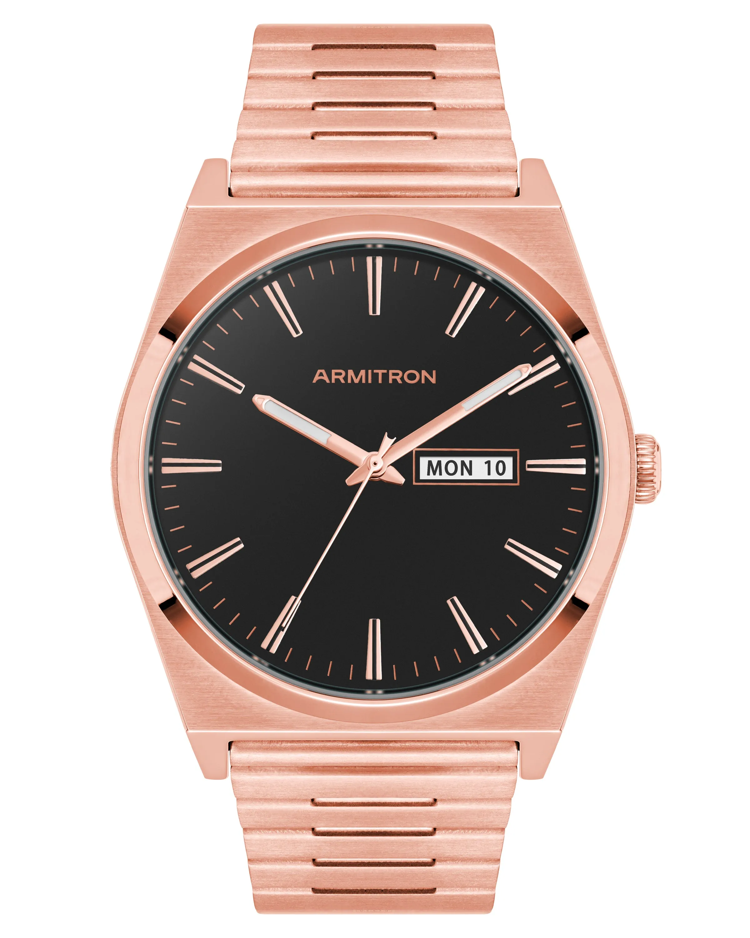1975™ | 40mm, Black Matte/Rose Gold sold by Armitron