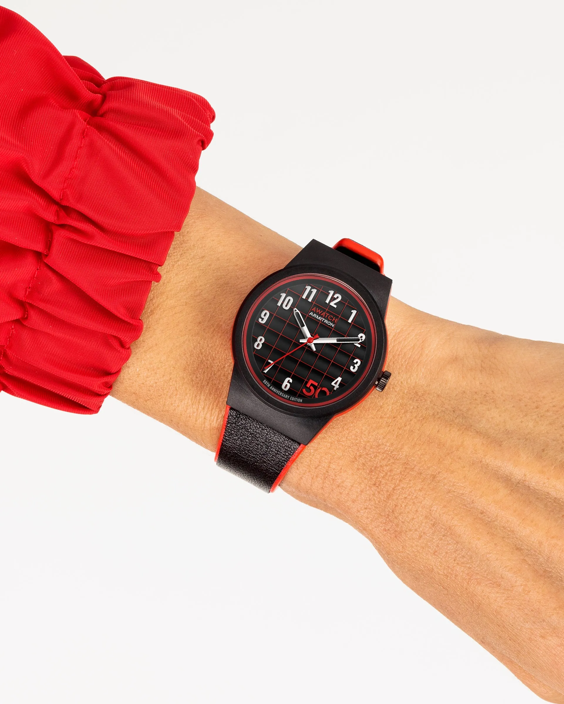 A-Watch™ | 35.5mm, Black with Red sold by Armitron product image thumbnail 4