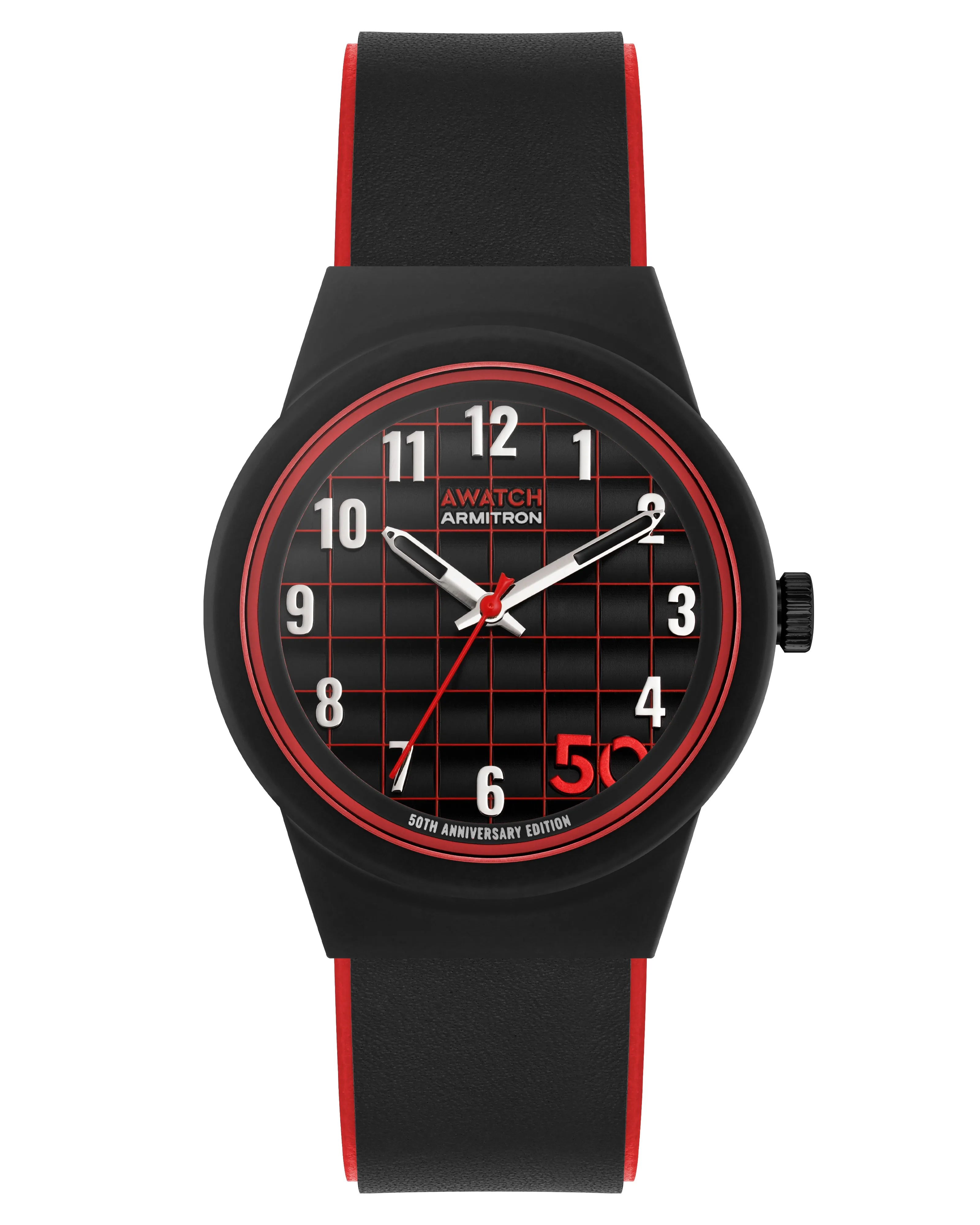 A-Watch™ | 35.5mm, Black with Red sold by Armitron