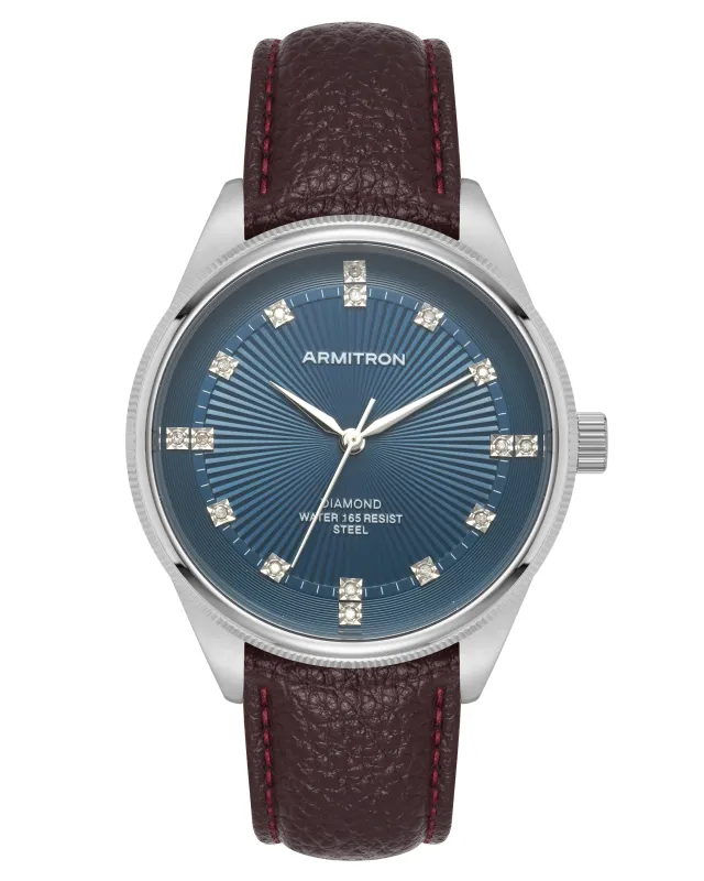 Knox™ | 40mm, Navy/Silver/Brown made by Armitron