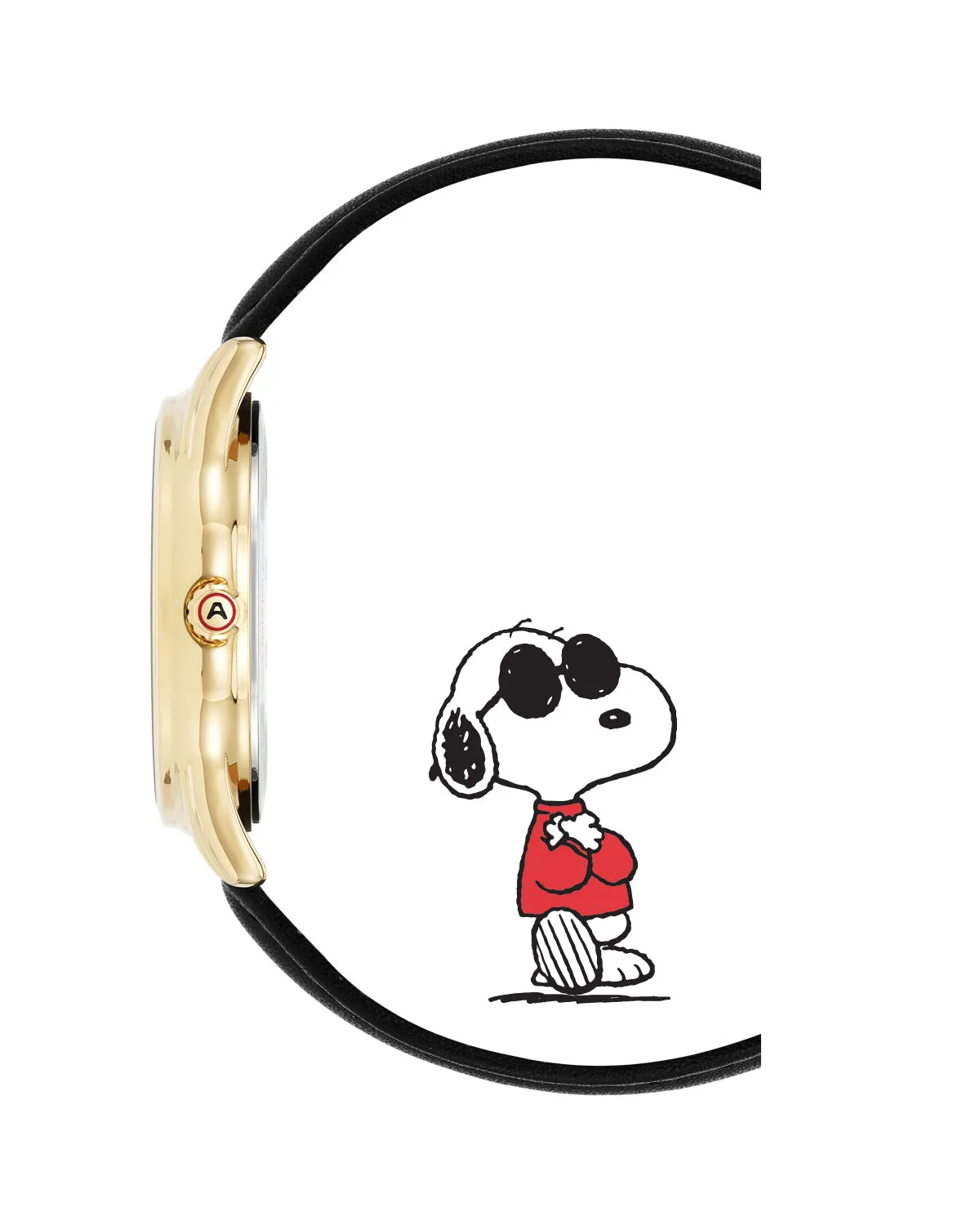 Armitron x Peanuts: Golden Cool | 36mm, Peanuts Black/Gold/Red sold by Armitron product image thumbnail 4