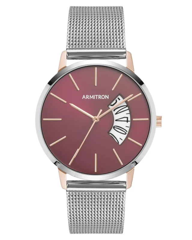 Camden™ | 40mm, Burgundy/Silver sold by Armitron