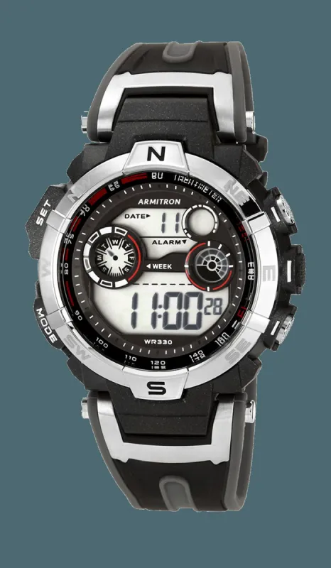 Armitron Chrono Pro™ | 44mm, Black/Silver sold by Armitron