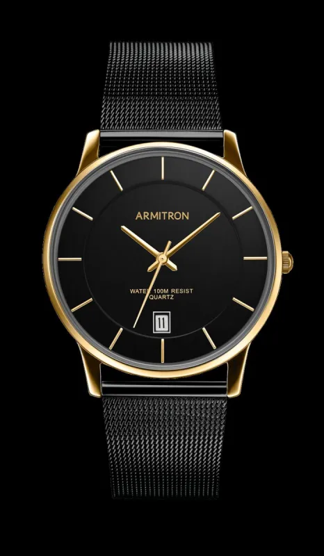 Armitron Deco X™ | 38mm, Black/Gold sold by Armitron