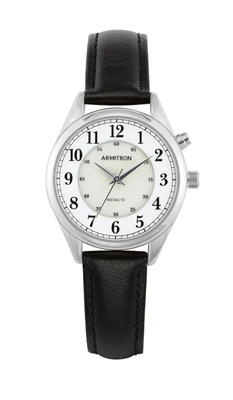 Sweep Leather™ | 31mm, Silver sold by Armitron