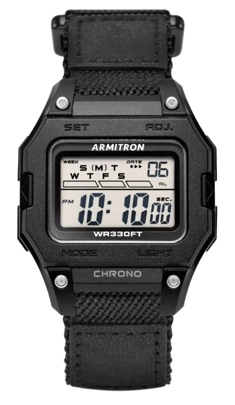 Nylon Digi Chrono™ | Black sold by Armitron