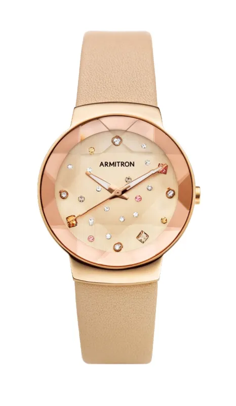 Ringlet Leather™ | 33m, Rose Gold sold by Armitron