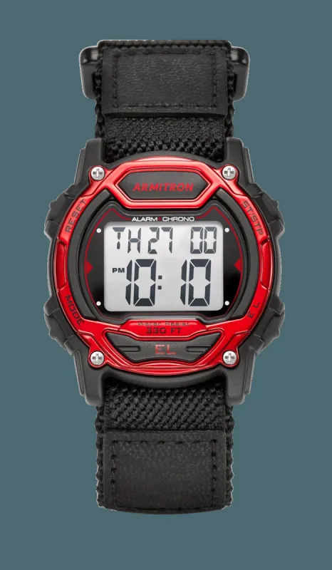 Armitron CPU Chronograph™ | 40mm, Red/Black sold by Armitron