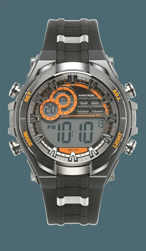 Armitron Pro™ | 49mm, Grey/Orange sold by Armitron