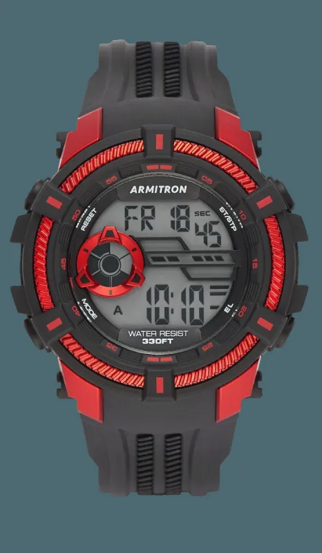 Armitron Fray™ | 50mm, Black/Red sold by Armitron