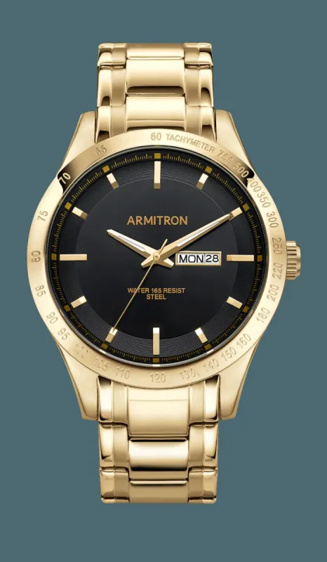 Osprey™ | 43mm, Gold/Black sold by Armitron