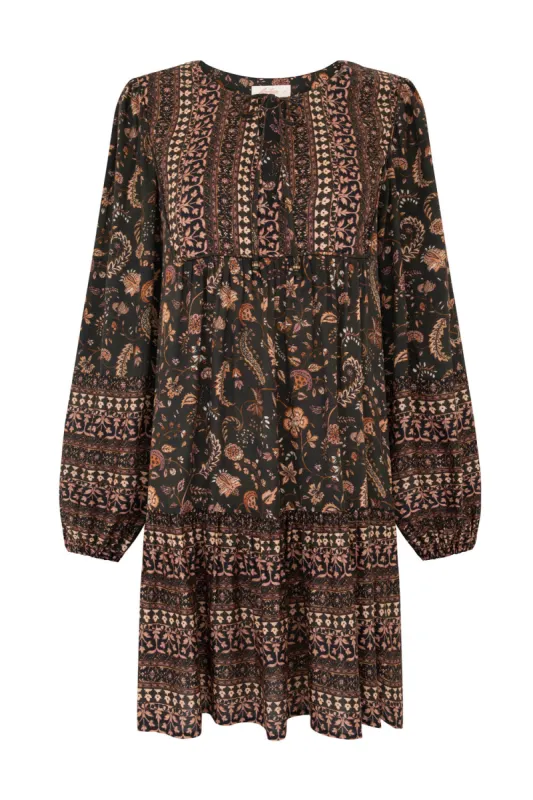 Renata Tunic Dress in Raven - Pre-loved sold by Arnhem