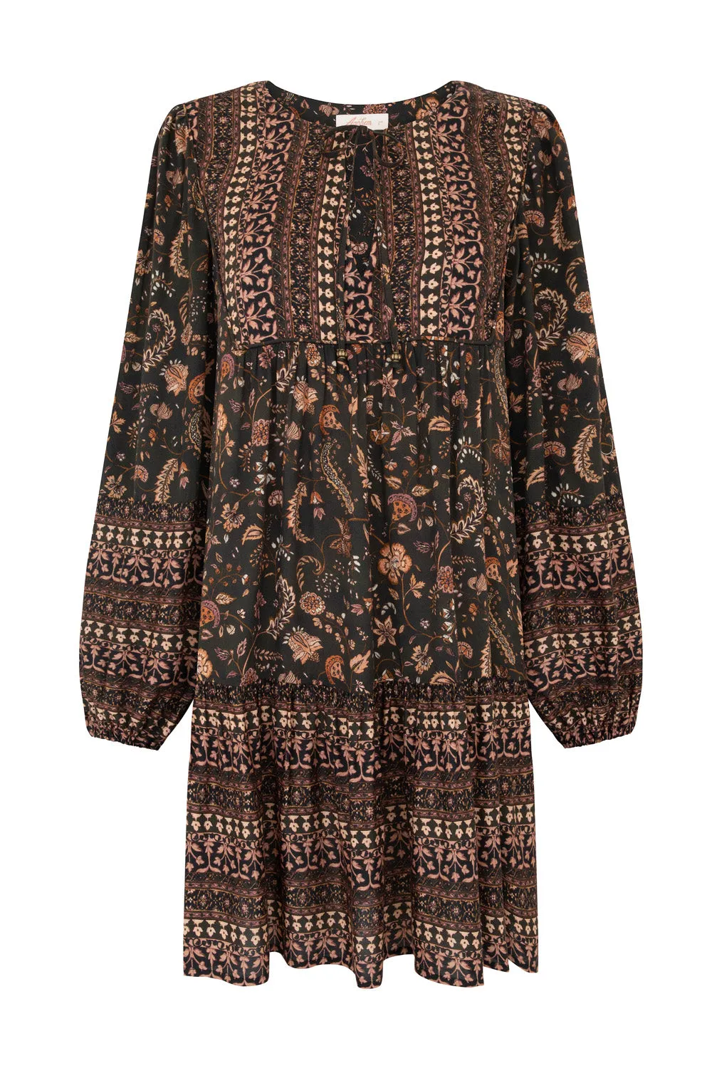 Renata Tunic Dress in Raven - Pre-loved sold by Arnhem