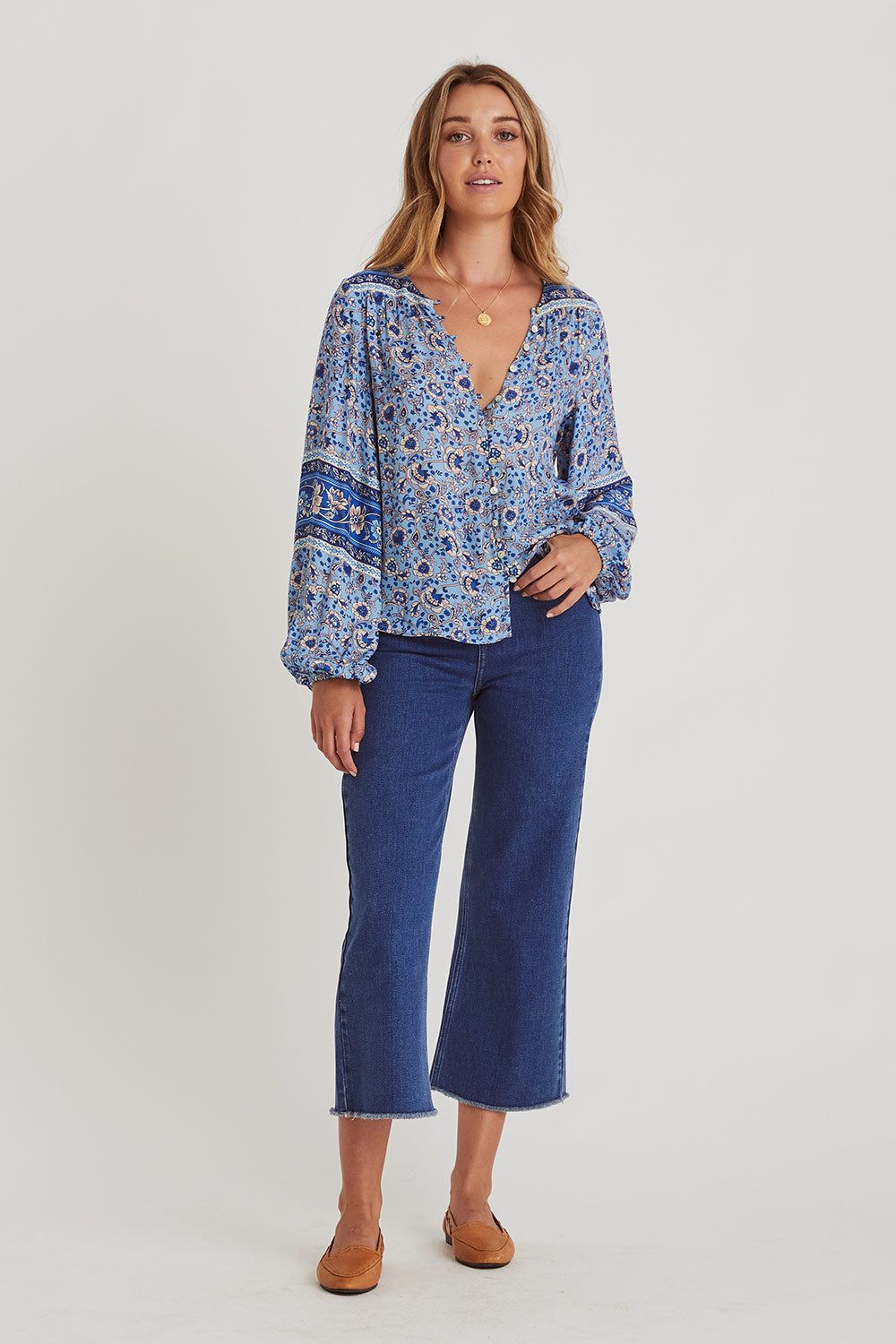 Esmee Blouse in Lakeside - Pre-loved sold by Arnhem product image thumbnail 5