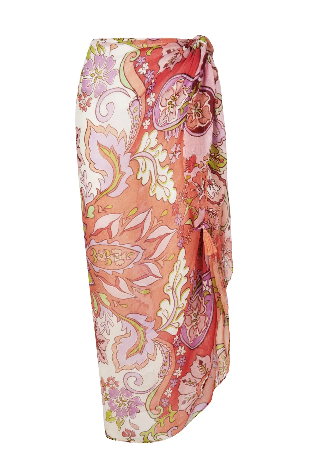 Malibu Beach Scarf in Coral sold by Arnhem product image thumbnail 2