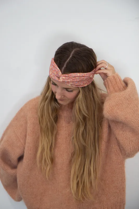 Liberty Revive Twist Headband in Rosewater sold by Arnhem