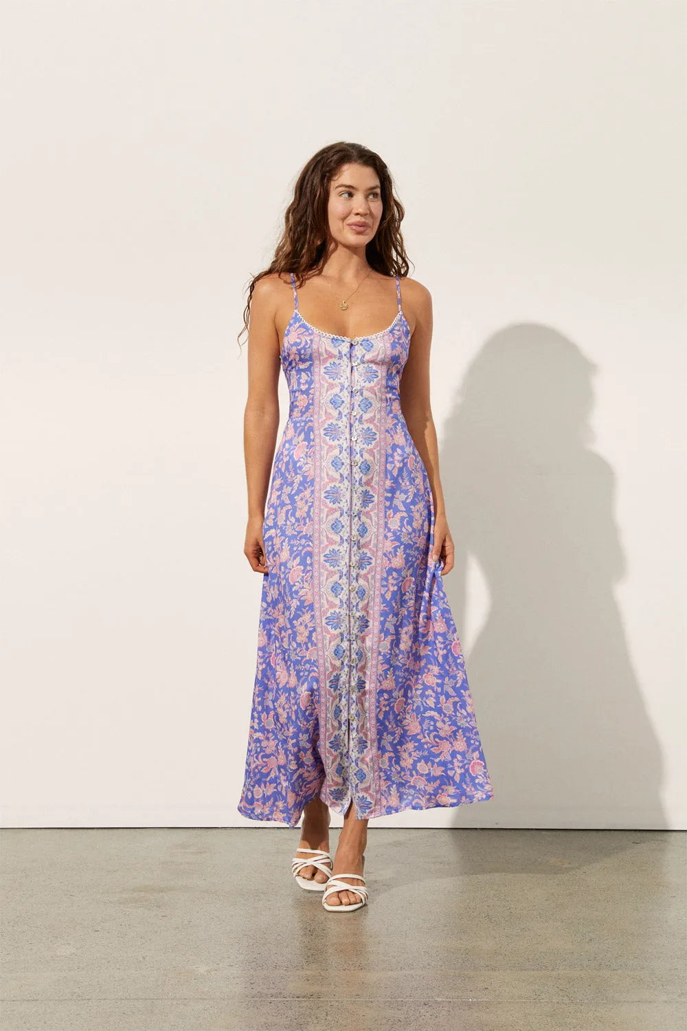 Mila Midi Strappy Dress in Violet - Pre-loved sold by Arnhem product image thumbnail 3