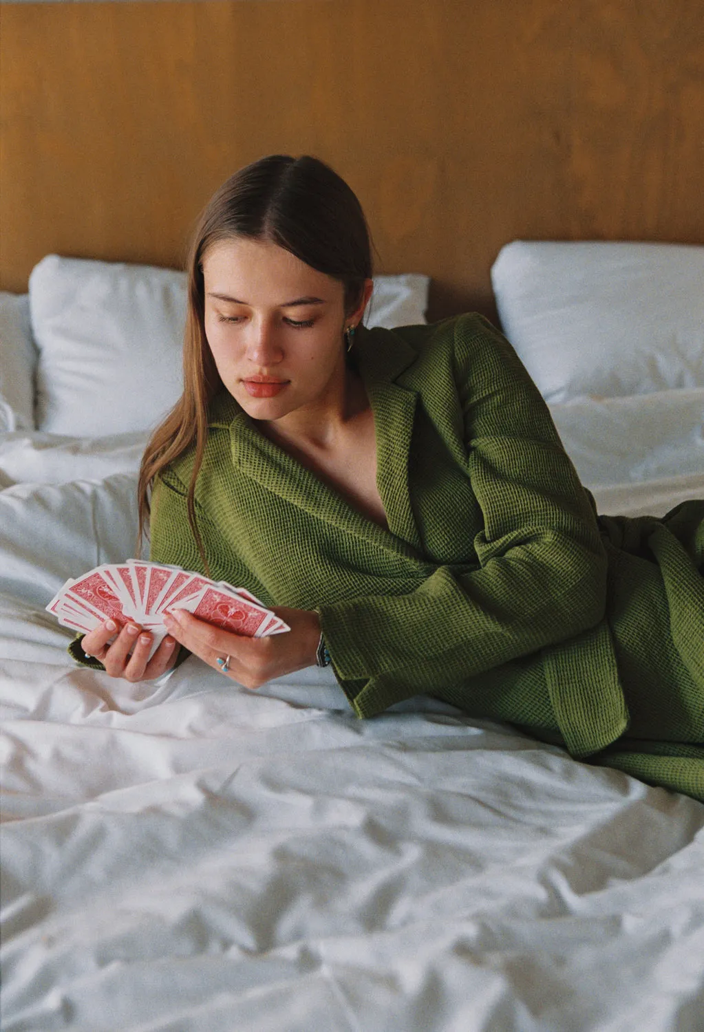 Maya Wrap Dress in Olive - Pre-loved sold by Arnhem product image thumbnail 3