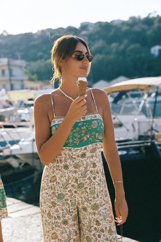 Sabba Jumpsuit in Eden Cream sold by Arnhem