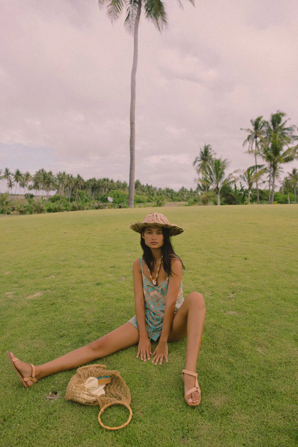 Oria Playsuit in Teal sold by Arnhem product image thumbnail 4
