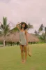 Oria Playsuit in Teal sold by Arnhem