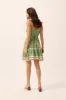 Sabba Strappy Mini Dress in Eden Green - Pre-loved sold by Arnhem