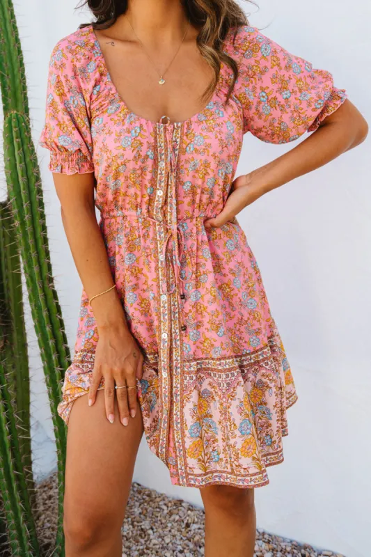 Honey Mini Dress in Rosé - Pre-loved sold by Arnhem