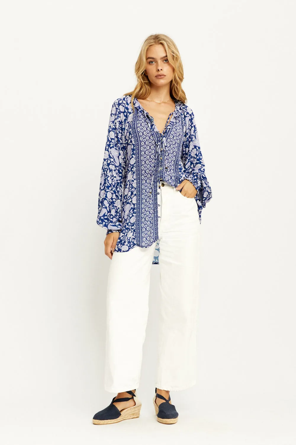 Angelis Blouse in Sapphire - Pre-loved sold by Arnhem product image thumbnail 4