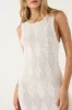 Tasha Crochet Maxi Dress in Ivory sold by Arnhem
