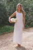 Tasha Crochet Maxi Dress in Ivory sold by Arnhem