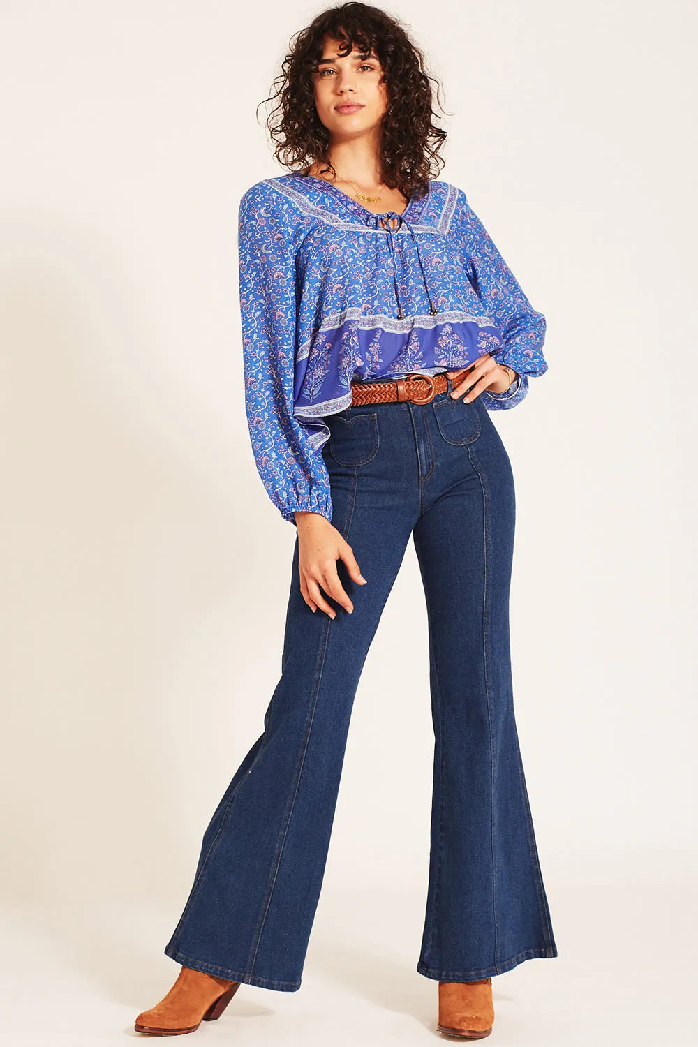 Wisteria Blouse in Moonlight Blue - Pre-loved sold by Arnhem product image thumbnail 5
