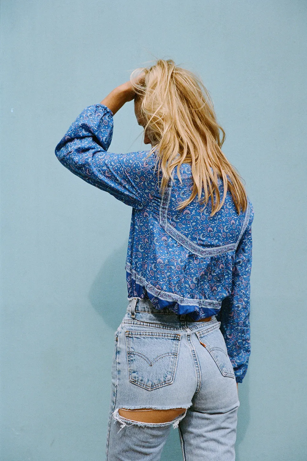 Wisteria Blouse in Moonlight Blue - Pre-loved sold by Arnhem product image thumbnail 2