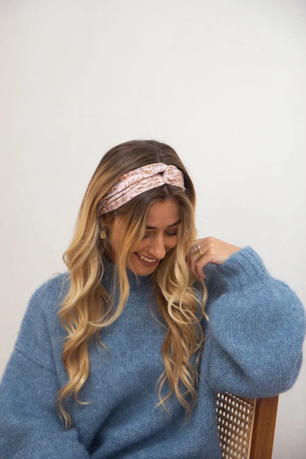 Harley Revive Twist Headband in Pale Rose sold by Arnhem