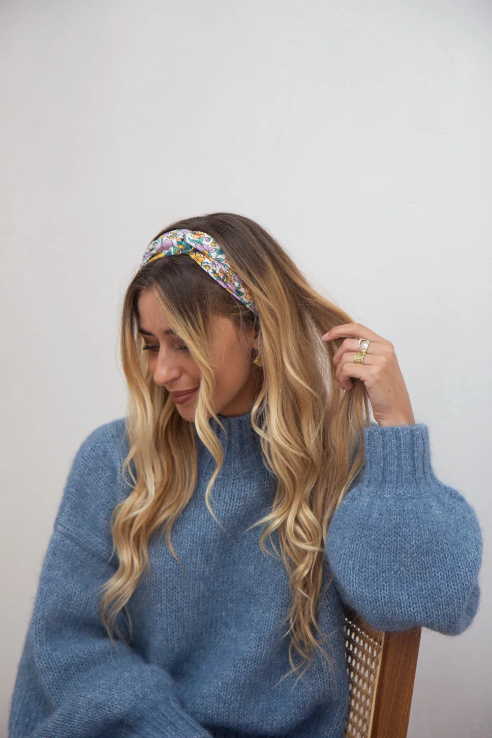 Stella Revive Twist Headband in Green Floral sold by Arnhem