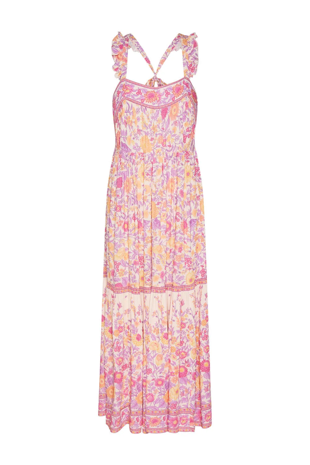 Sophia Strappy Midi in Peony - Pre-loved sold by Arnhem