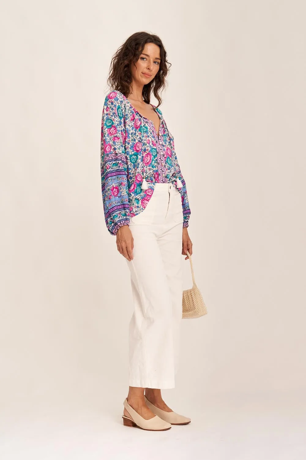 Amberley Blouse in Sapphire sold by Arnhem product image thumbnail 4